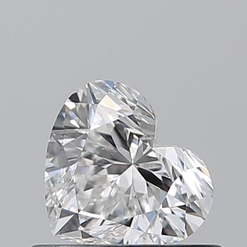 0.5 carat E-VVS2 Natūralus Heart Deimantas (1)