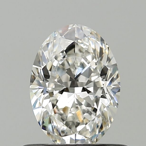 0.55 carat F-SI1 Natūralus Oval Deimantas (1)