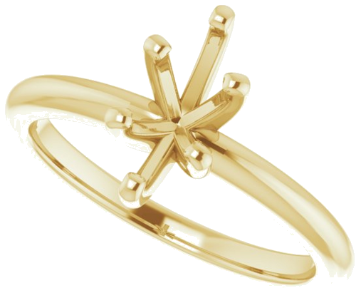 Sužadėtuvių Žiedas „Solitaire“ 585 Geltonojo Aukso Marquise 9mm x 4.5mm (5)