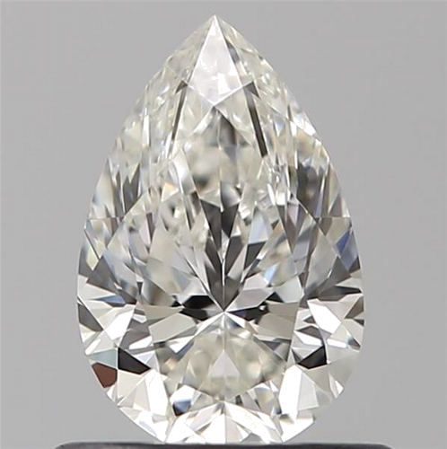 0.6 carat H-VVS2 Natūralus Pear Deimantas (1)