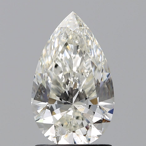 1.5 carat I-SI1 Natūralus Pear Deimantas (1)