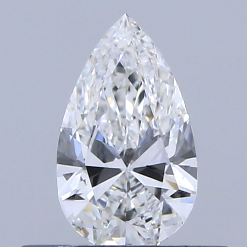 0.3 carat E-VVS2 Natūralus Pear Deimantas (1)