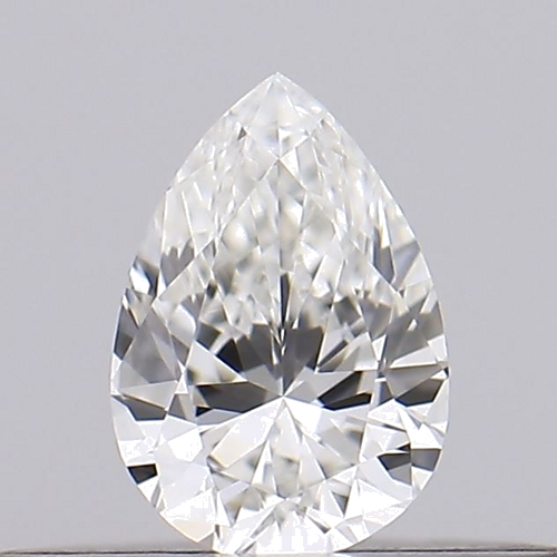 0.15 carat G-VVS2 Natūralus Pear Deimantas (1)