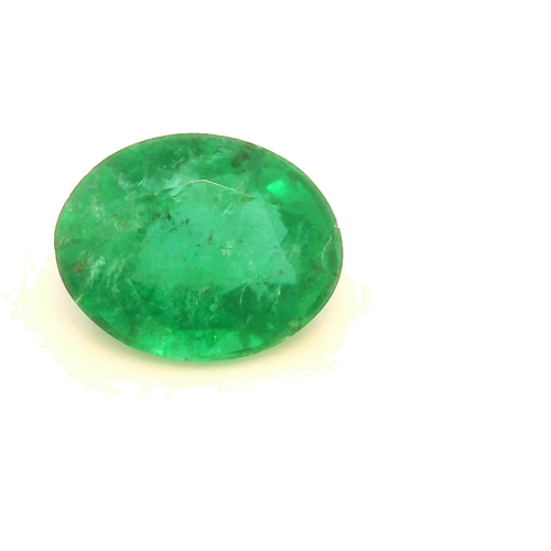 0.57 carat GREEN Oval Smaragdas (1)