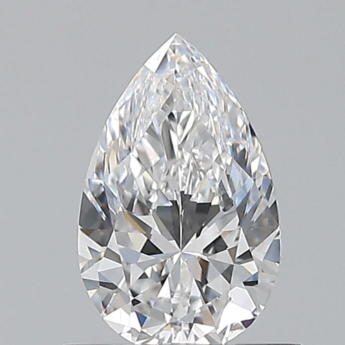 0.7 carat D-VS2 Natūralus Pear Deimantas (1)
