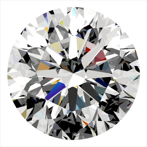 0.3 carat D-VS1 Very Good cut Natūralus Round Deimantas (1)