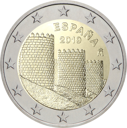 2019 Spain Avila 2 euro coin (1)