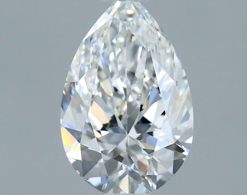 0.5 carat E-VS2 Natūralus Pear Deimantas (1)