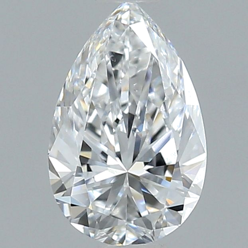 0.6 carat E-VS2 Natūralus Pear Deimantas (1)