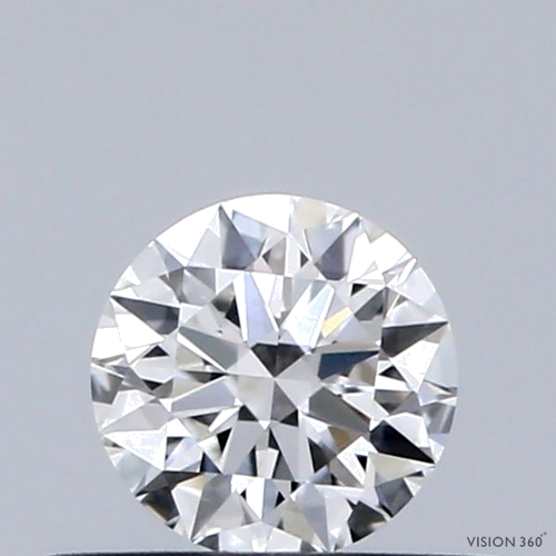 0.38 carat H-VVS1 Excellent cut Natūralus Round Deimantas (1)