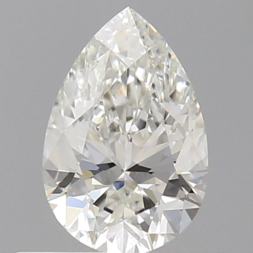 0.5 carat I-VVS1 Natūralus Pear Deimantas (1)
