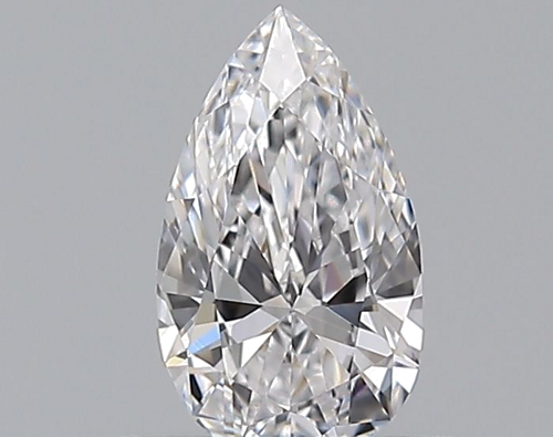 0.4 carat D-VVS1 Natūralus Pear Deimantas (1)