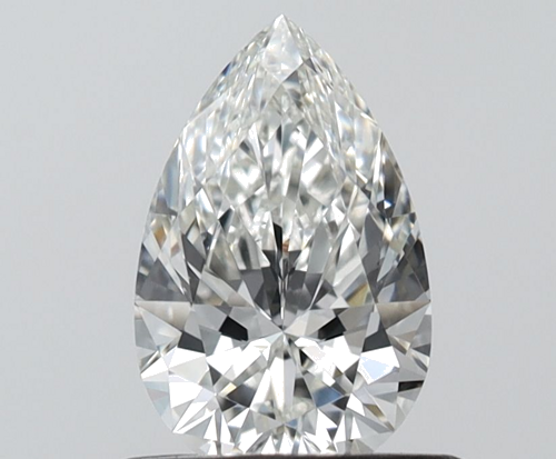 0.62 carat H-VVS2 Natūralus Pear Deimantas (1)