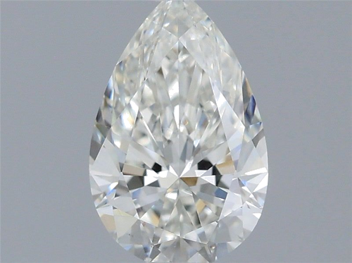 0.5 carat G-VS2 Natūralus Pear Deimantas (1)