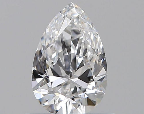 0.47 carat D-VVS2 Natūralus Pear Deimantas (1)