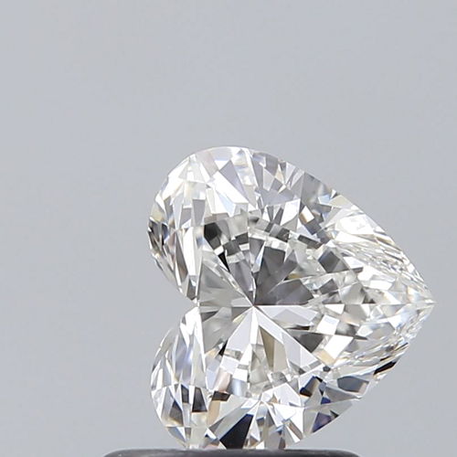 0.9 carat F-VS1 Natūralus Heart Deimantas (1)