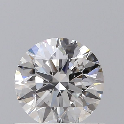 0.52 carat F-SI2 Excellent cut Natūralus Round Deimantas (1)