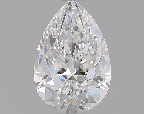 0.7 carat D-VS1 Natūralus Pear Deimantas (1)