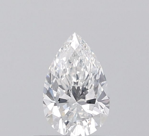 0.51 carat E-VVS2 Natūralus Pear Deimantas (1)