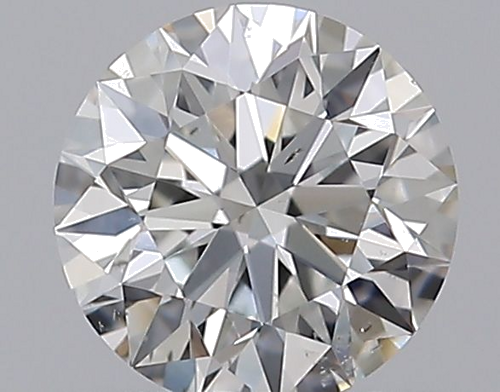 0.52 carat G-SI2 Excellent cut Natūralus Round Deimantas (1)