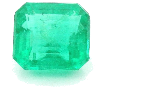 0.53 carat GREEN STEP cut Octagonal Smaragdas (1)