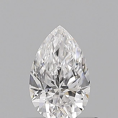 0.52 carat D-IF Natūralus Pear Deimantas (1)