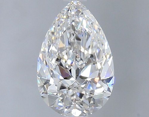1.0 carat E-VS1 Natūralus Pear Deimantas (1)