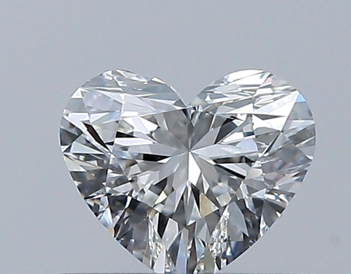 0.42 carat G-VVS2 Natūralus Heart Deimantas (1)