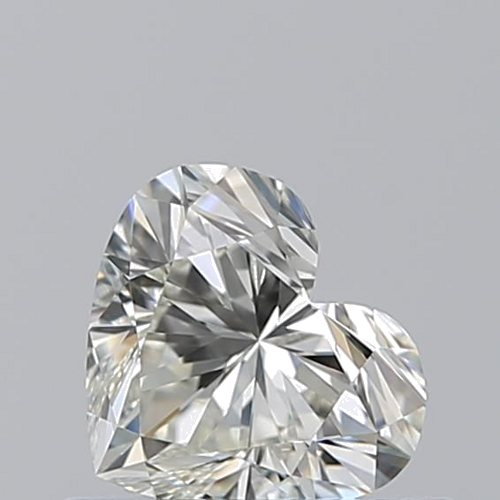 0.5 carat J-VVS1 Natūralus Heart Deimantas (1)