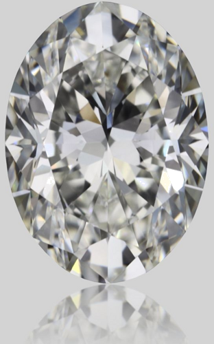 1.02 carat H-VS2 Natūralus Oval Deimantas (1)
