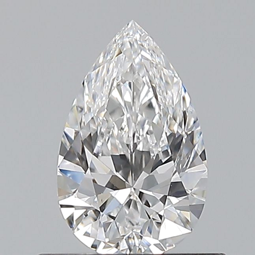 0.59 carat D-VS2 Natūralus Pear Deimantas (1)