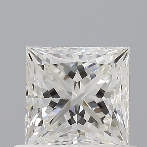 0.71 carat H-VVS2 Natūralus Princess Deimantas (1)