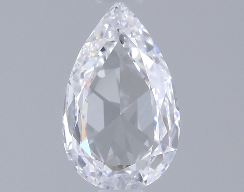 0.51 carat D-VVS1 Natūralus Pear Deimantas (1)