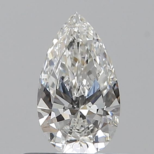 0.4 carat F-VVS1 Natūralus Pear Deimantas (1)