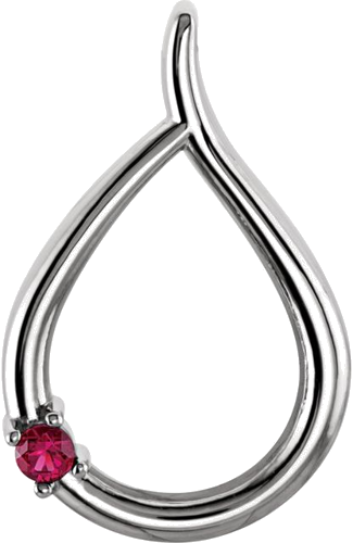 Pakabukas „Family Freeform“ 585 Baltojo Aukso Round 2.5mm (4)