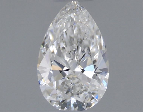 0.23 carat E-VVS2 Natūralus Pear Deimantas (1)
