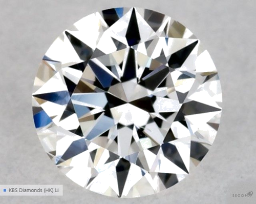 0.3 carat D-SI1 Excellent cut Natūralus Round Deimantas (1)