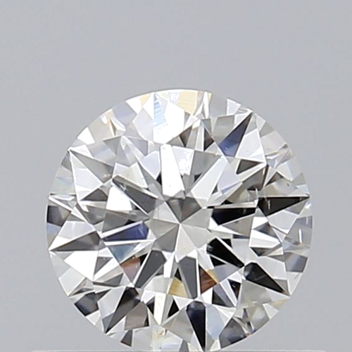 0.53 carat F-SI1 Excellent cut Natūralus Round Deimantas (1)