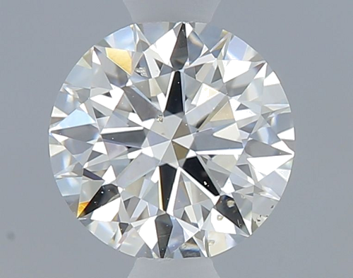 0.51 carat I-SI2 Excellent cut Natūralus Round Deimantas (1)