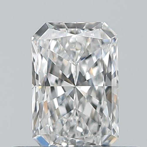 0.5 carat D-VVS2 Natūralus Radiant Deimantas (1)