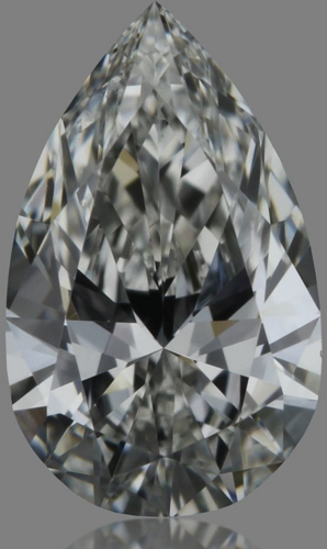 0.33 carat H-VVS1 Natūralus Pear Deimantas (1)