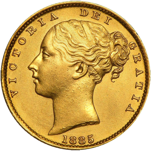 Soverenas Jauna Victoria (1838-1874) auksinė moneta (1)