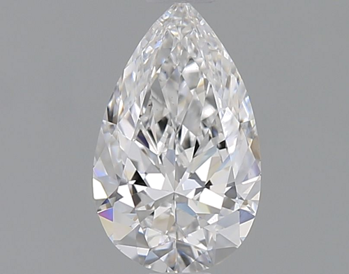 0.6 carat D-VS1 Natūralus Pear Deimantas (1)