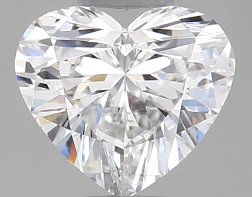 0.38 carat D-VS2 Natūralus Heart Deimantas (1)