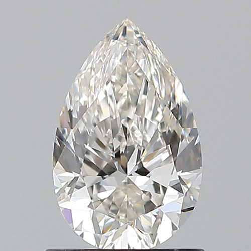 1.01 carat H-VVS1 Natūralus Pear Deimantas (1)