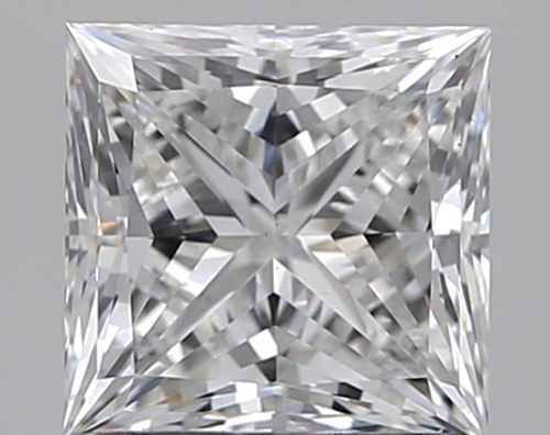 1.02 carat E-VS2 Natūralus Princess Deimantas (1)
