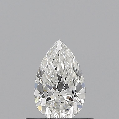 0.51 carat F-VVS2 Natūralus Pear Deimantas (1)