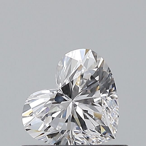 0.5 carat D-VVS1 Natūralus Heart Deimantas (1)
