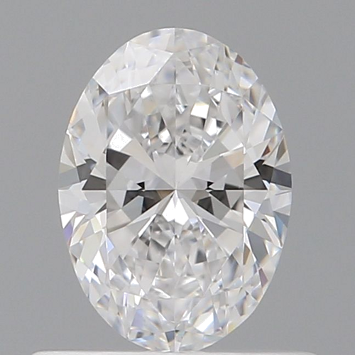 0.53 carat D-VVS2 Natūralus Oval Deimantas (1)
