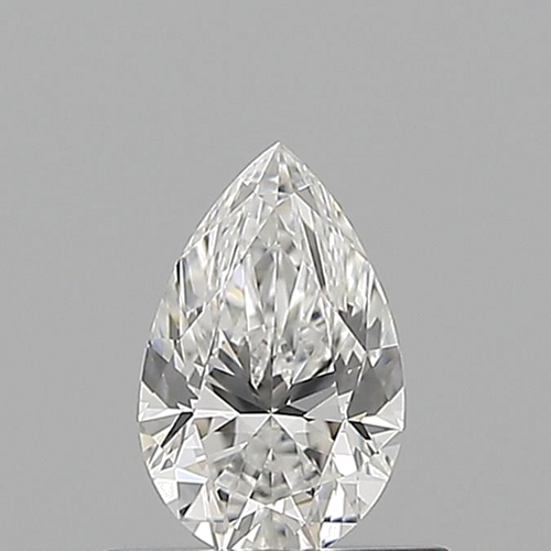 0.5 carat F-VVS2 Natūralus Pear Deimantas (1)